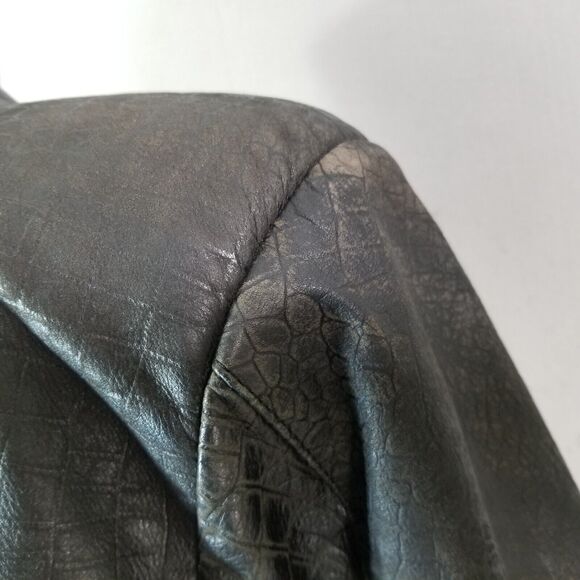 Deerskin Trading Post leather blazer sport coat jacket men's Medium black - Picture 11 of 15